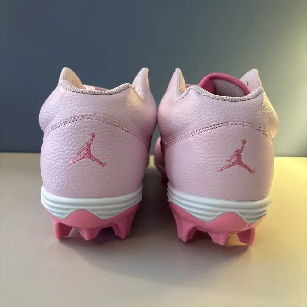 Nike Jordan Stadium 90 Low TD Cleats Pink Foam (HQ0210-600) Size 16M No Lid!